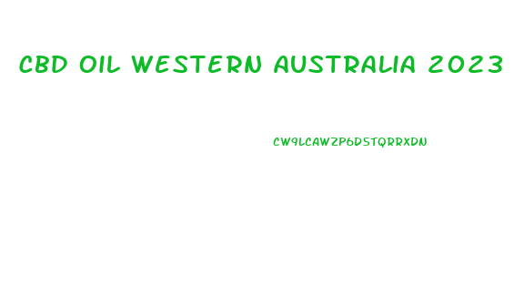 Cbd Oil Western Australia 2023