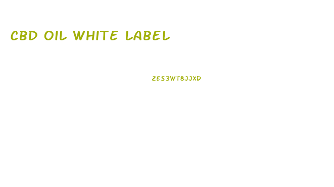 Cbd Oil White Label
