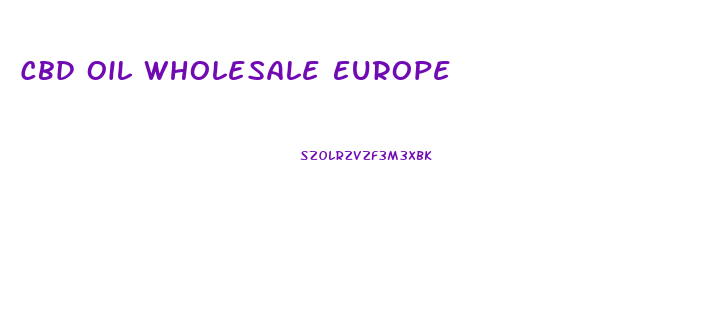 Cbd Oil Wholesale Europe