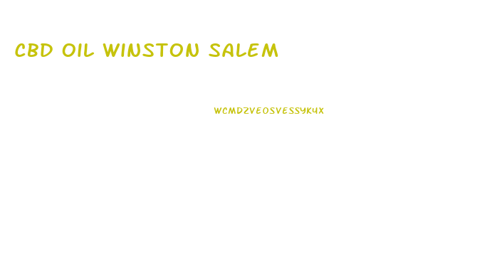 Cbd Oil Winston Salem