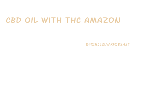 Cbd Oil With Thc Amazon