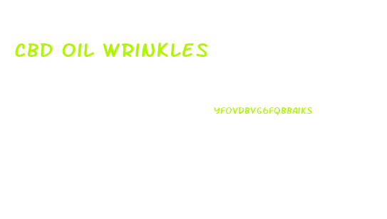 Cbd Oil Wrinkles