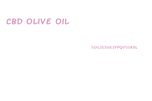 Cbd Olive Oil