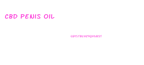 Cbd Penis Oil