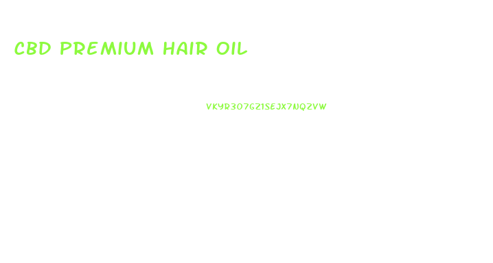 Cbd Premium Hair Oil