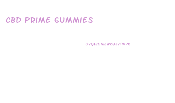 Cbd Prime Gummies