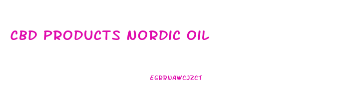 Cbd Products Nordic Oil