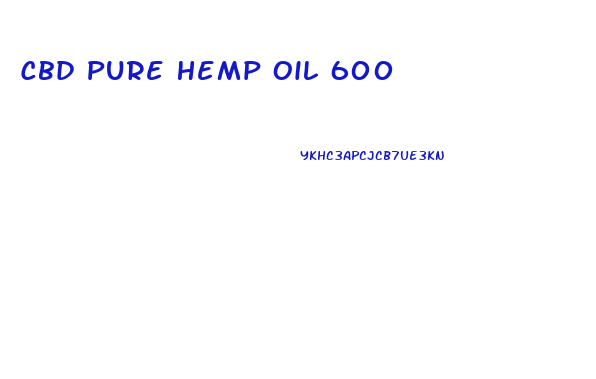 Cbd Pure Hemp Oil 600