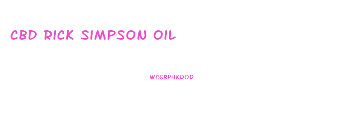 Cbd Rick Simpson Oil