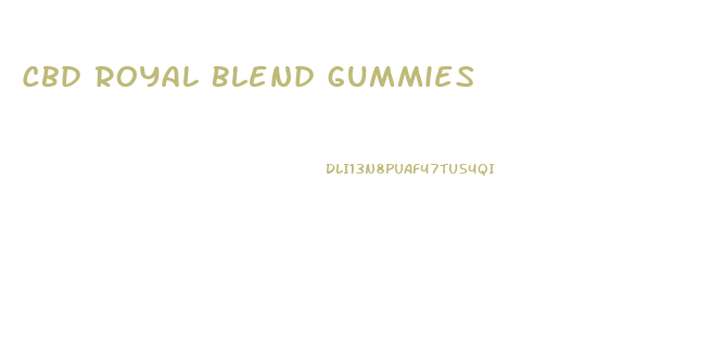 Cbd Royal Blend Gummies