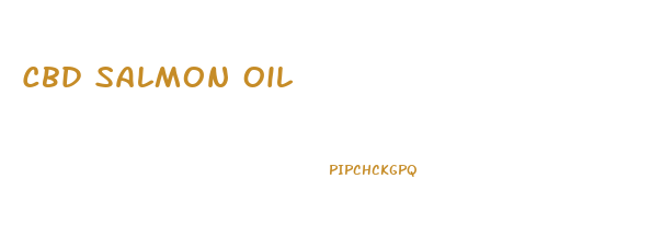 Cbd Salmon Oil