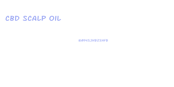 Cbd Scalp Oil