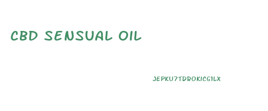 Cbd Sensual Oil