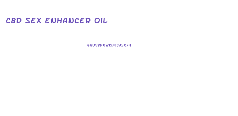 Cbd Sex Enhancer Oil