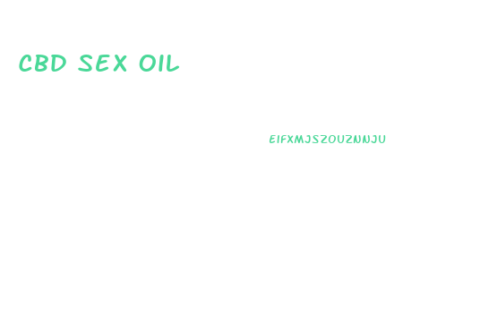 Cbd Sex Oil