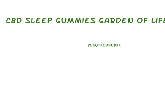 Cbd Sleep Gummies Garden Of Life