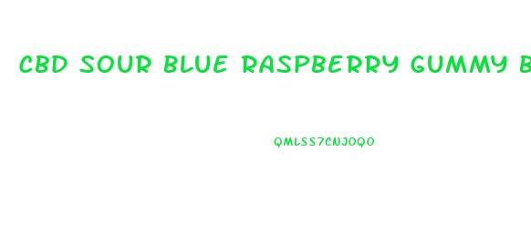 Cbd Sour Blue Raspberry Gummy Bears 10mg Each 15 Count
