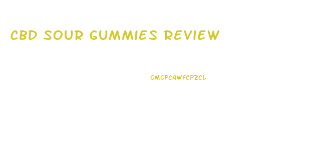 Cbd Sour Gummies Review