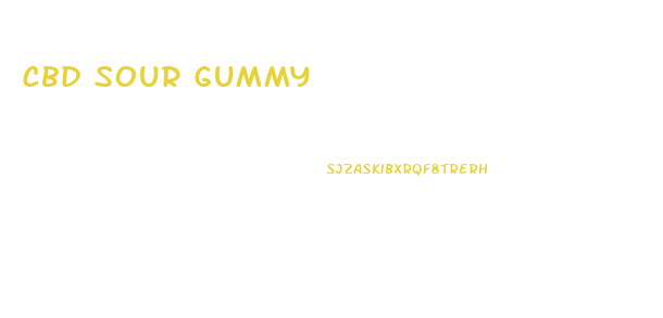 Cbd Sour Gummy