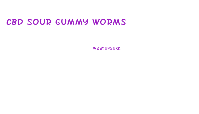 Cbd Sour Gummy Worms
