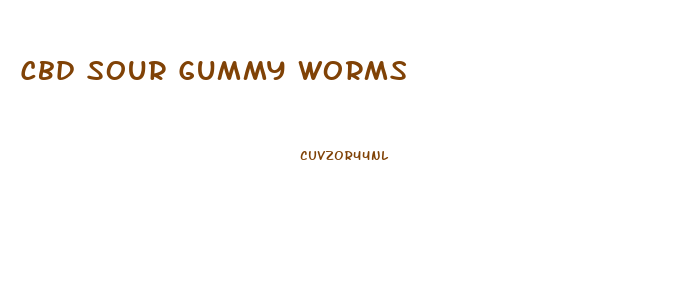 Cbd Sour Gummy Worms