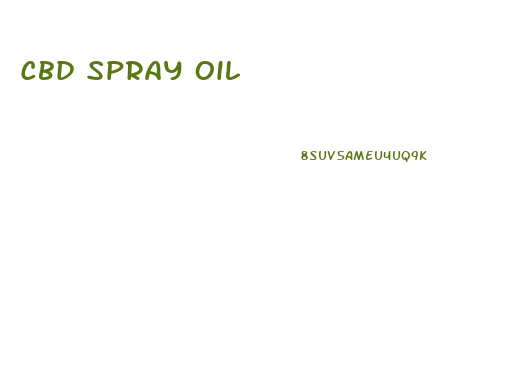 Cbd Spray Oil