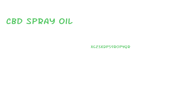 Cbd Spray Oil