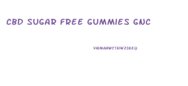 Cbd Sugar Free Gummies Gnc