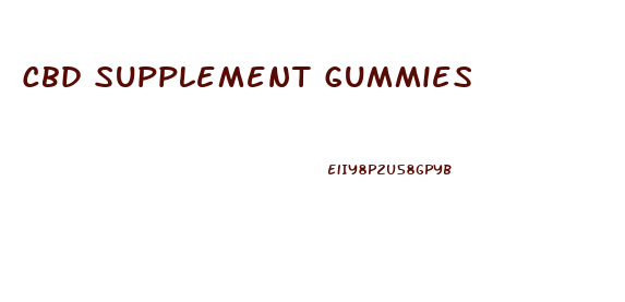 Cbd Supplement Gummies