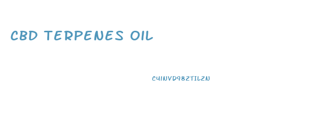 Cbd Terpenes Oil