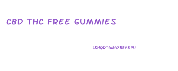 Cbd Thc Free Gummies