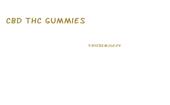 Cbd Thc Gummies