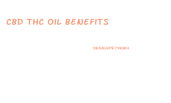 Cbd Thc Oil Benefits