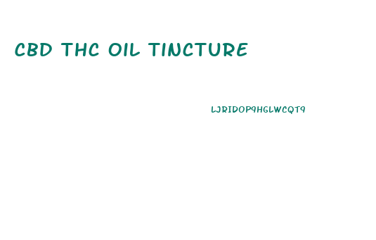 Cbd Thc Oil Tincture