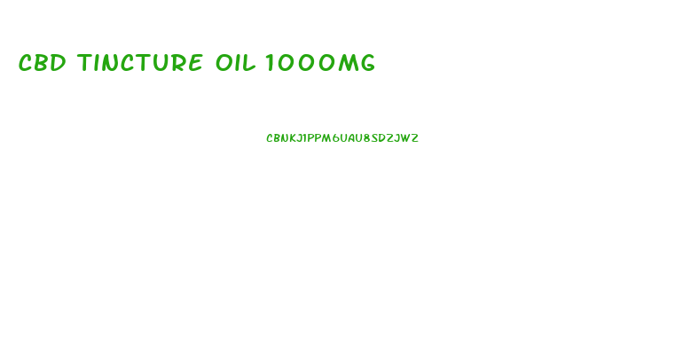 Cbd Tincture Oil 1000mg