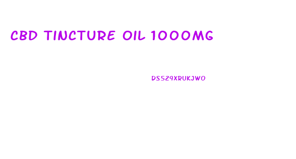 Cbd Tincture Oil 1000mg