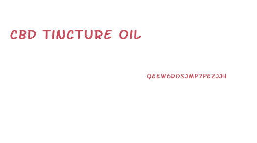 Cbd Tincture Oil