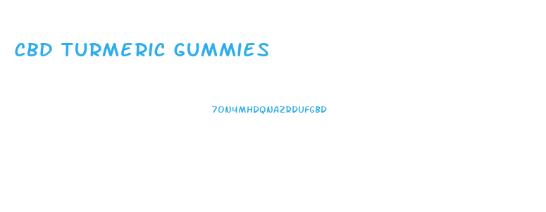 Cbd Turmeric Gummies