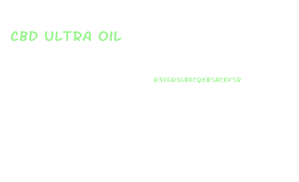 Cbd Ultra Oil