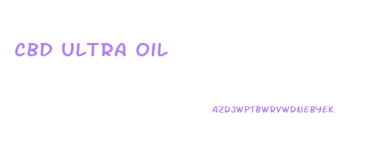 Cbd Ultra Oil