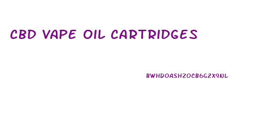 Cbd Vape Oil Cartridges