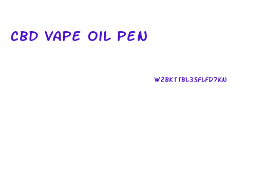 Cbd Vape Oil Pen