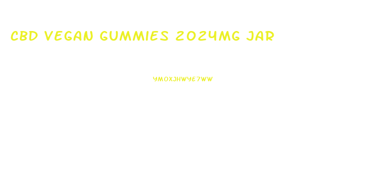 Cbd Vegan Gummies 2024mg Jar