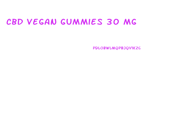 Cbd Vegan Gummies 30 Mg