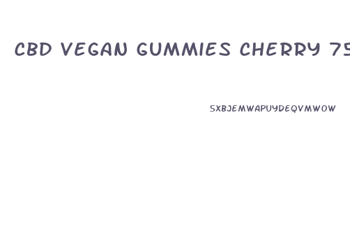 Cbd Vegan Gummies Cherry 750