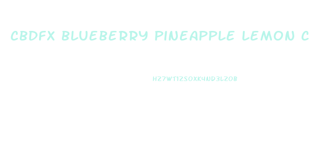 Cbdfx Blueberry Pineapple Lemon Cbd Oil Tincture