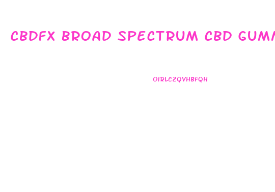 Cbdfx Broad Spectrum Cbd Gummies With Turmeric Spirulina