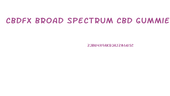 Cbdfx Broad Spectrum Cbd Gummies With Turmeric