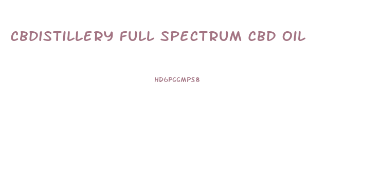 Cbdistillery Full Spectrum Cbd Oil