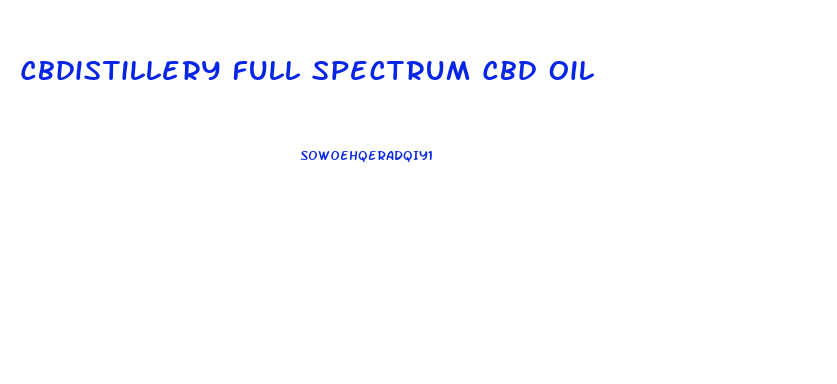 Cbdistillery Full Spectrum Cbd Oil